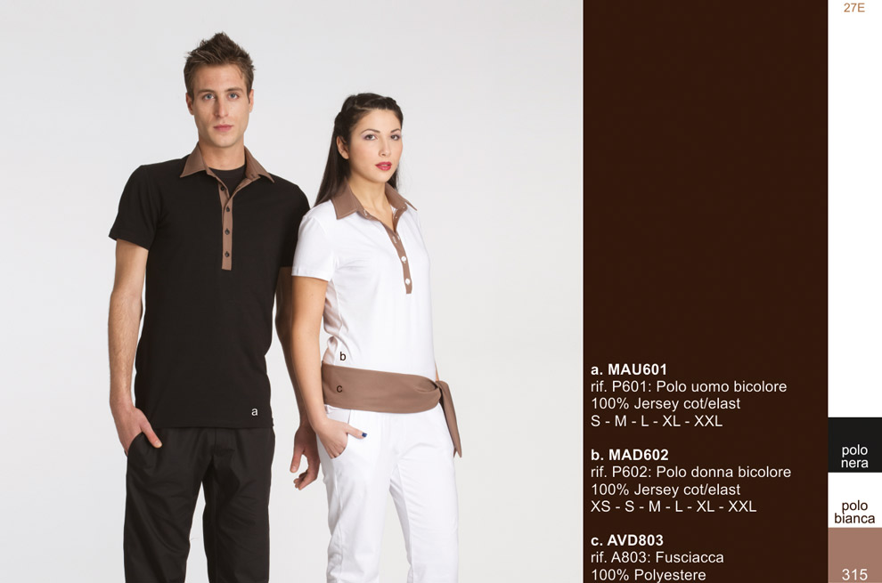 Creativity abbigliamento abiti edivise per estetiste centri estetici beauty-farm beauty -center wellness SPA