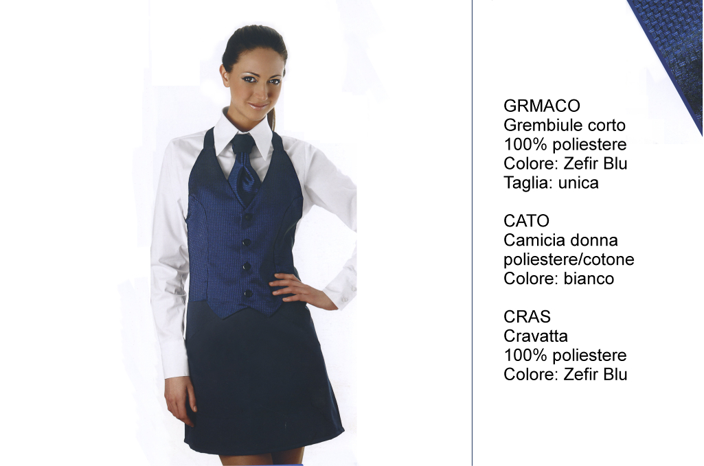 Elegantissimo grembiule gelateria caffetteria: look perfetto per la cameriera. Creativity-abiti-da-lavoro-per-gelaterie-bar-pasticcerie-panifici-rosticcerie