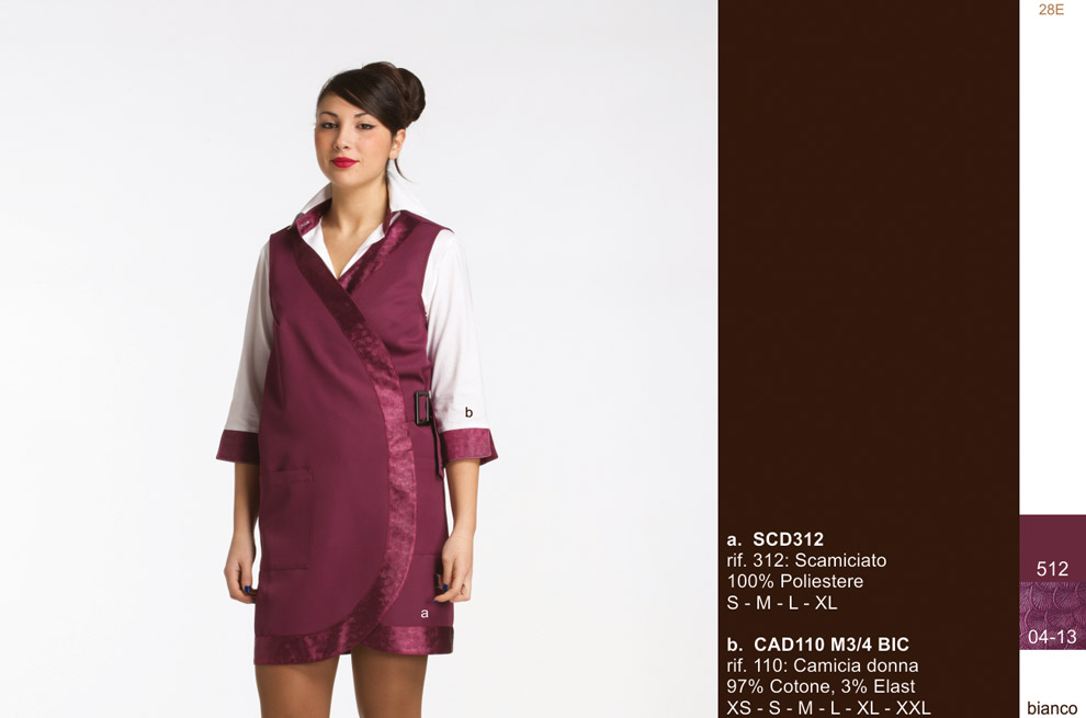 Creativity abbigliamento abiti edivise per estetiste centri estetici beauty-farm beauty -center wellness SPA