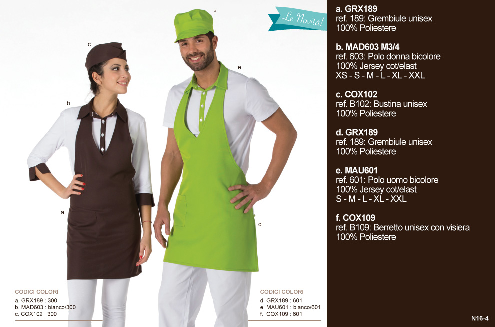 Abiti da lavoro clearance per bar